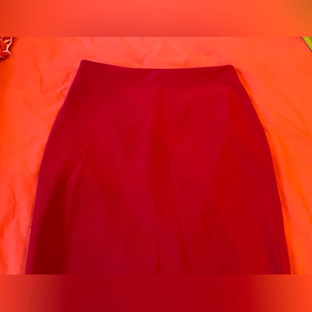 Ann Taylor Red Pencil Skirt Cocktail Night Out or Day at the Office